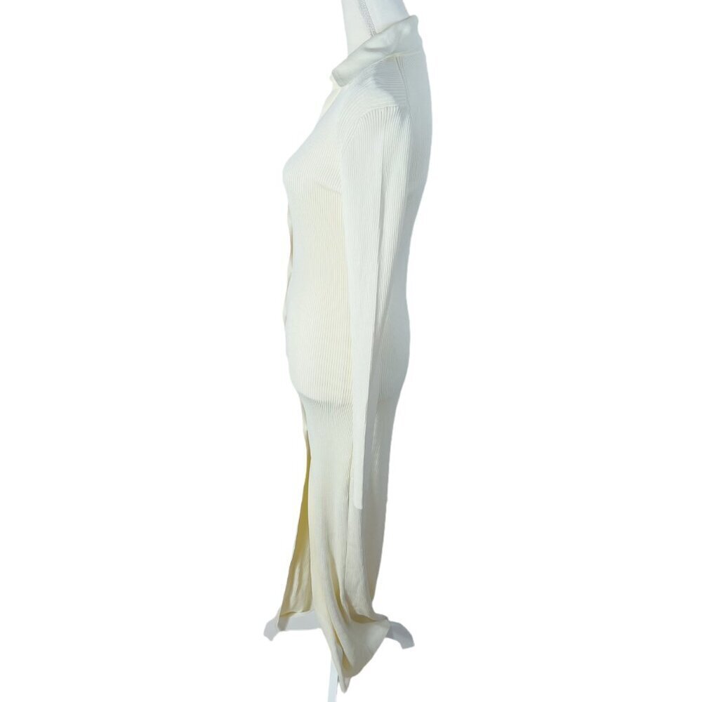 GAUGE81 Rubi Rib-Knit Dress in Ivory Maxi Dress Women's Size S - Picture 7 of 16